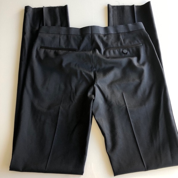 Marlo Tuxedo Wool Pant in Eclipse Navy Blue - Picture 9 of 11